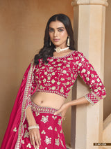 Radiant Beauty Organza Lehenga LXLG0004