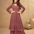 Embroidery Work Hand work Luxury Sharara LXSR0003