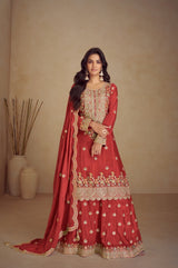 Chandni Veil  Premium Sharara LXSR0016