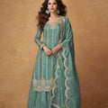 Saanjh Organza Fab Premium Sharara LXSR0020