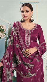 Moonga silk Ethnic Suit EAST0034