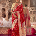 Luxury Print With Bandhani Saree LXSE0004