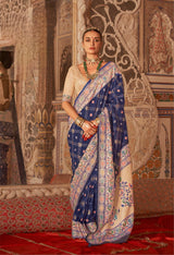 Luxury Print With Bandhani Saree LXSE0004