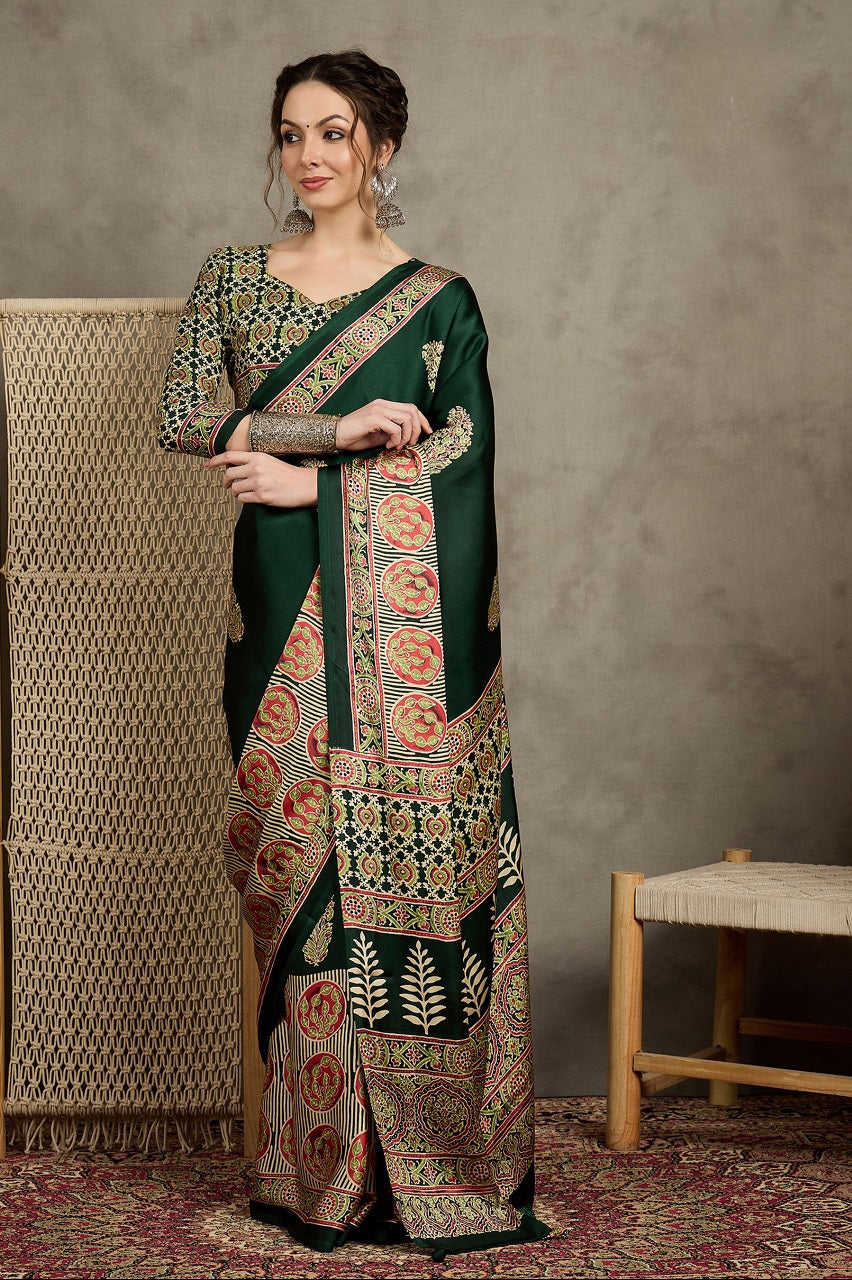 Noorani Silk – Modal Gajji Elegance  Saree EASE0053