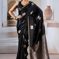 Pure Satin Handloom  Saree LXSE0045