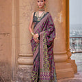 Pure Satin Handloom Saree LXSE0046
