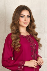 Satin Chiffon Suit Set EAST0061